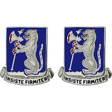 77th Armor Regiment Unit Crest (Insiste Firmiter)